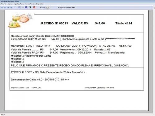 Programa Livro Caixa Financeiro Completo v4.0 Plus - Fpqsystem 152516