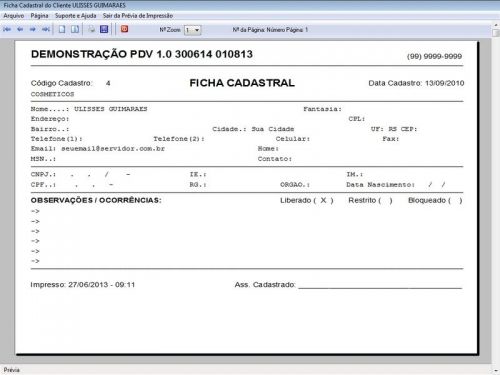 Programa Pdv Frente de Caixa Estoque e Financeiro v1.0 - Fpqsystem 152529
