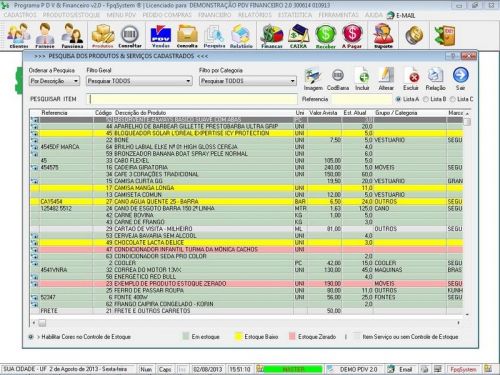 rograma PDV Frente de Caixa, Estoque e Financeiro v2.0 - Plus 152553