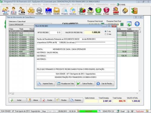 rograma PDV Frente de Caixa, Estoque e Financeiro v2.0 - Plus 152556