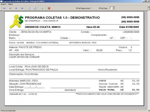 Programa Coleta e Entrega v1.0 - Fpqsystem 152564