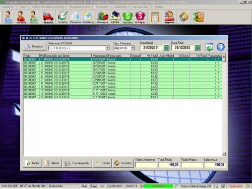 Programa Coleta e Entrega + Financeiro v2.0 FpqSystem 152586