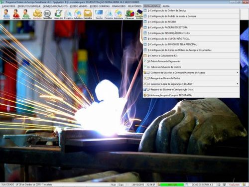 Programa Ordem de Serviço Serralheria com Vendas e Financeiro v4.3 187854