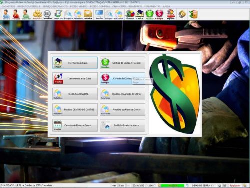 Programa Ordem de Serviço Serralheria com Vendas e Financeiro v4.3 187865