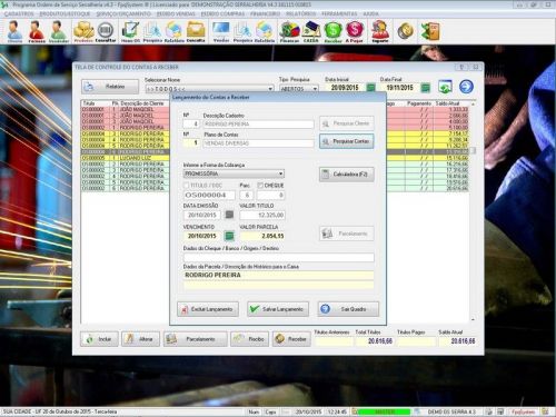 Programa Ordem de Serviço Serralheria com Vendas e Financeiro v4.3 187871