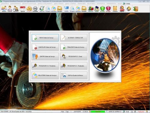 Programa Ordem de Serviço Serralheria com Vendas e Financeiro e Agendamento v5.3 187884