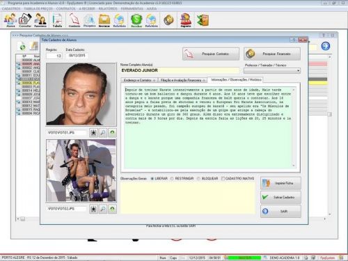 Programa para Academia  Contratos v1.0 - Fpqsystem 187926