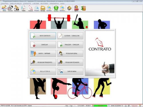 Programa para Academia  Contratos v1.0 - Fpqsystem 187934