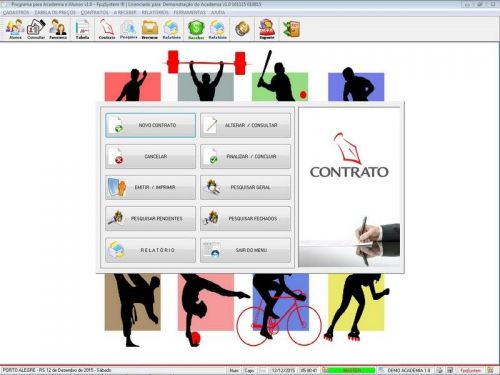 Programa para Academia + Contratos v1.0 - Fpqsystem 187934