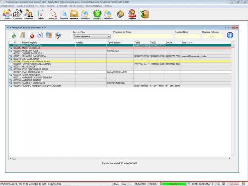 Programa para Academia + Contratos v1.0 - Fpqsystem 187937