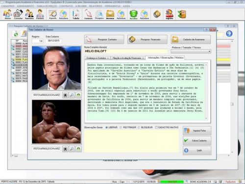 Programa para Academia com Agendamento e Contrato v2.0 - Fpqsystem 187950