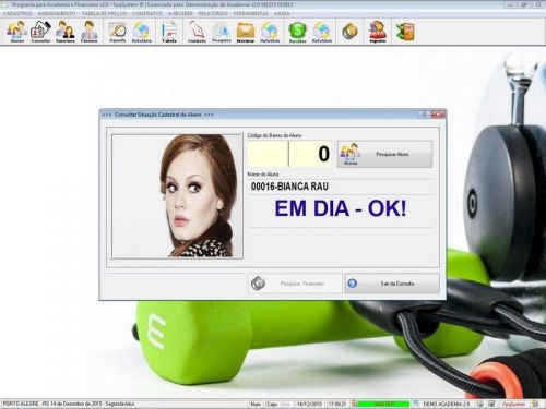 Programa para Academia com Agendamento e Contrato v2.0 - Fpqsystem 187955