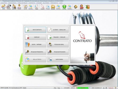 Programa para Academia com Agendamento e Contrato v2.0 - Fpqsystem 187961