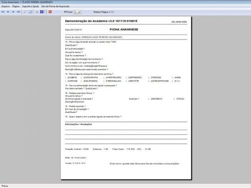 Programa para Academia com Agendamento, Contrato e Financeiro v3.0 Plus 187982