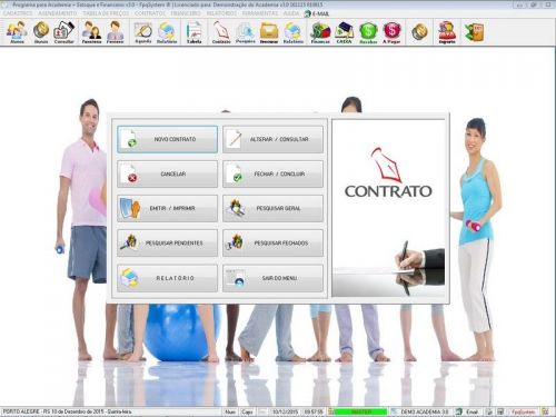 Programa para Academia com Agendamento Contrato e Financeiro v3.0 Plus - Fpqsystem 187988
