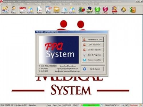 Programa para Consultório e Clinica Médica com Agenda e Financeiro v3.0 3098