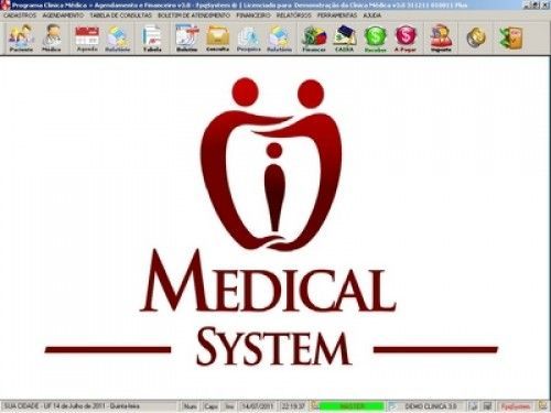 Programa para Consultório e Clinica Médica com Agenda e Financeiro v3.0 - Fpqsystem 3104