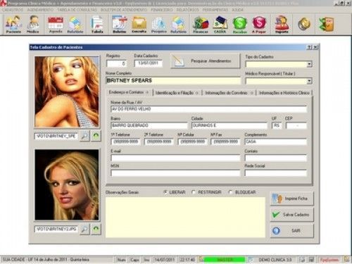 Programa para Consultório e Clinica Médica com Agenda e Financeiro v3.0 3111