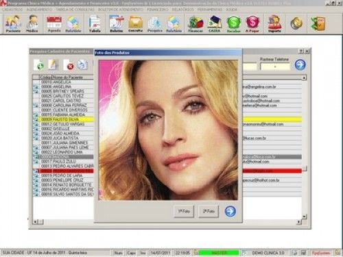 Programa para Consultório e Clinica Médica com Agenda e Financeiro v3.0 3112