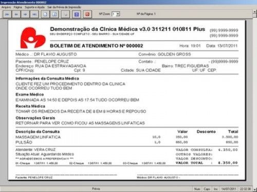 Programa para Consultório e Clinica Médica com Agenda e Financeiro v3.0 3114