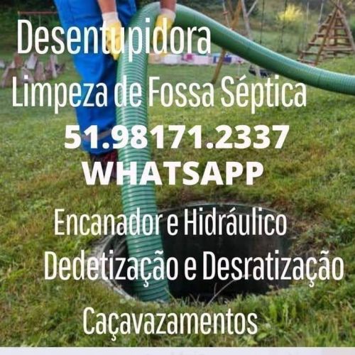 Desentupidora em Porto Alegre e Regiões Metropolitanas 5198171-2337 Whatsapp  740586