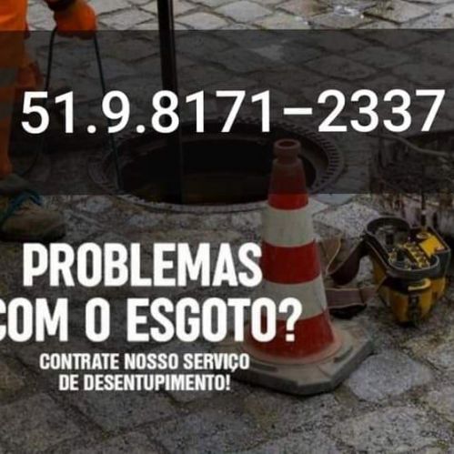 Desentupidora em Porto Alegre e Regiões Metropolitanas 5198171-2337 Whatsapp  740590