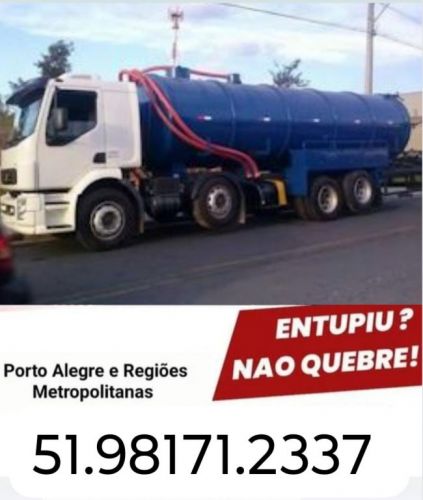 Desentupidora em Porto Alegre e Regiões Metropolitanas 5198171-2337 Whatsapp  740594