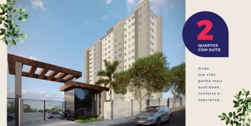 Minha Casa Minha Vida em Contagem com 2 elevadores apês de 2 quartos com suíte e lazer com salão de festas espaço gourmet playground espaço fitness redário praça de encontro praça das jabuticabeiras  774806