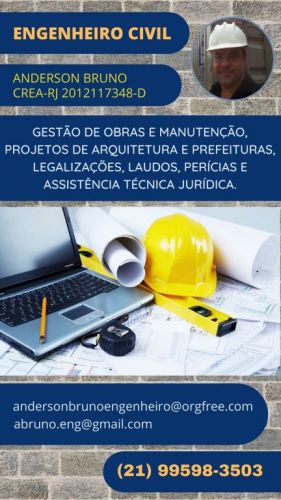 Engenheiro Civil Perito Judicial Gestão de Obras Consultoria Projetos Laudos Avaliações Art 783647 Engenheiro Civil Perito Judicial Gestão de Obras Consultoria Projetos Laudos Avaliações Art 783647