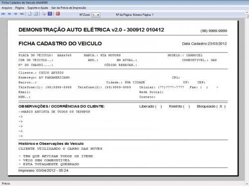 Programa para AutoElétrica + Ordem de Serviço Vendas e Financeiro v2.0 6682