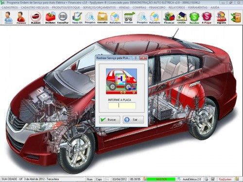 Programa para Autoelétrico  Ordem de Serviço Vendas e Financeiro v2.0 - Fpqsystem 6690