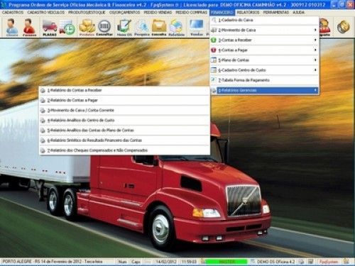 Programa OS Oficina Mecânica Caminhão com Serviços Orçamentos Vendas e Financeiro v4.2 6731