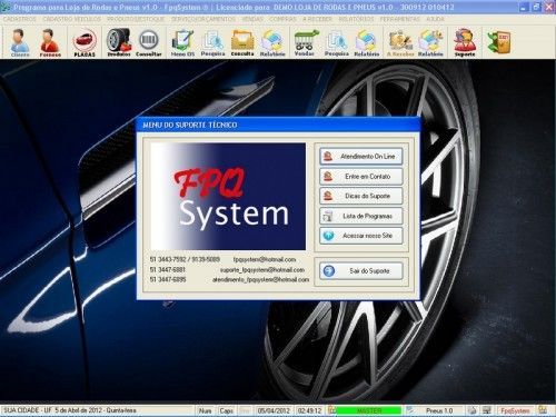 Programa para Loja de Rodas e Pneus  Vendas v1.0 - Fpqsystem 6747