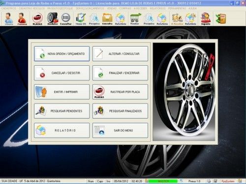 Programa para Loja de Rodas e Pneus + Vendas v1.0 6752