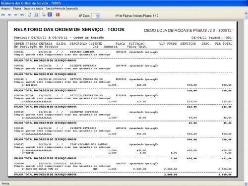 Programa para Loja de Rodas e Pneus com Vendas e Financeiro v2.0 - Fpqsystem 6773