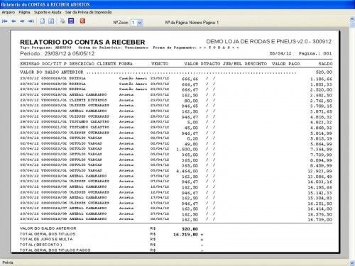 Programa para Loja de Rodas e Pneus com Vendas e Financeiro v2.0 - Fpqsystem 6781