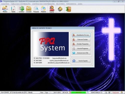 Programa para Controle de Igrejas v1.0 - Fpqsystem 11363
