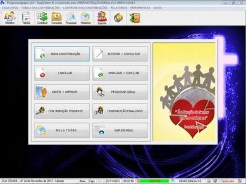 Programa para Controle de Igrejas v1.0 - Fpqsystem 11365