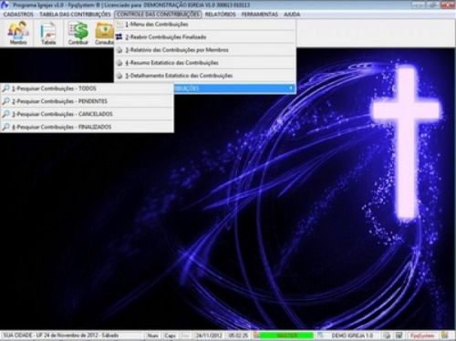 Programa para Controle de Igrejas v1.0 - Fpqsystem 11366