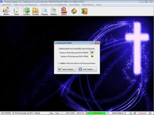 Programa para Controle de Igrejas v1.0 - Fpqsystem 11373