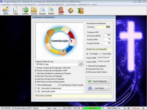 Programa para Controle de Igrejas v1.0 - Fpqsystem 11375