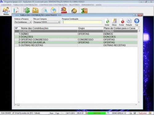 Programa para Controle de Igrejas v1.0 - Fpqsystem 11377