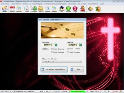 Programa para Controle de Igrejas + Agendamento + Financeiro v2.0 11388