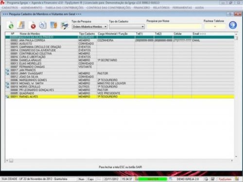 Programa para Controle de Igrejas + Agendamento + Financeiro v2.0 11401