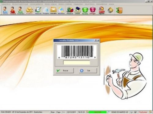 Programa para Marcenaria com Ordem de Serviço, Orçamentos, Vendas e Financeiro v4.9 - Fpqsystem 11547