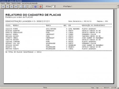 Programa para Lavagem Automotiva com Serviços e Clientes v1.0 - Fpqsystem 11562
