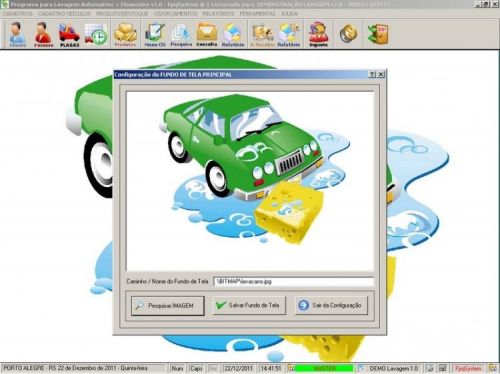 Programa para Lavagem Automotiva com Serviços e Clientes v1.0 11575