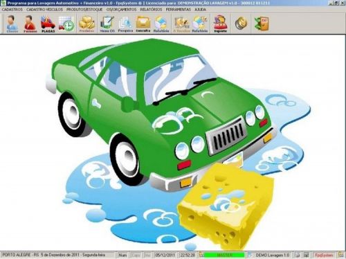 Programa para Lavagem Automotiva com Serviços e Clientes v1.0 - Fpqsystem 11576
