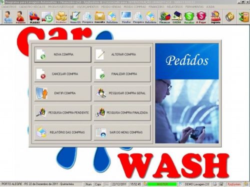 Programa para Lavagem Automotiva com Ordem de Serviço Vendas e Financeiro v2.0 11582