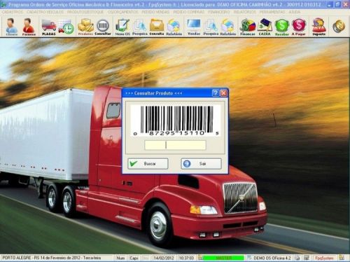 Programa Os Oficina Mecânica Caminhão com Vendas Compras e Financeiro v4.2 - Fpqsystem 11596